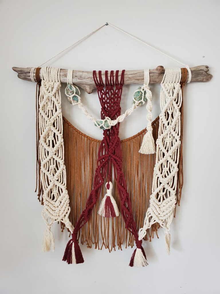 Hippie Crow Macrame Wall Art