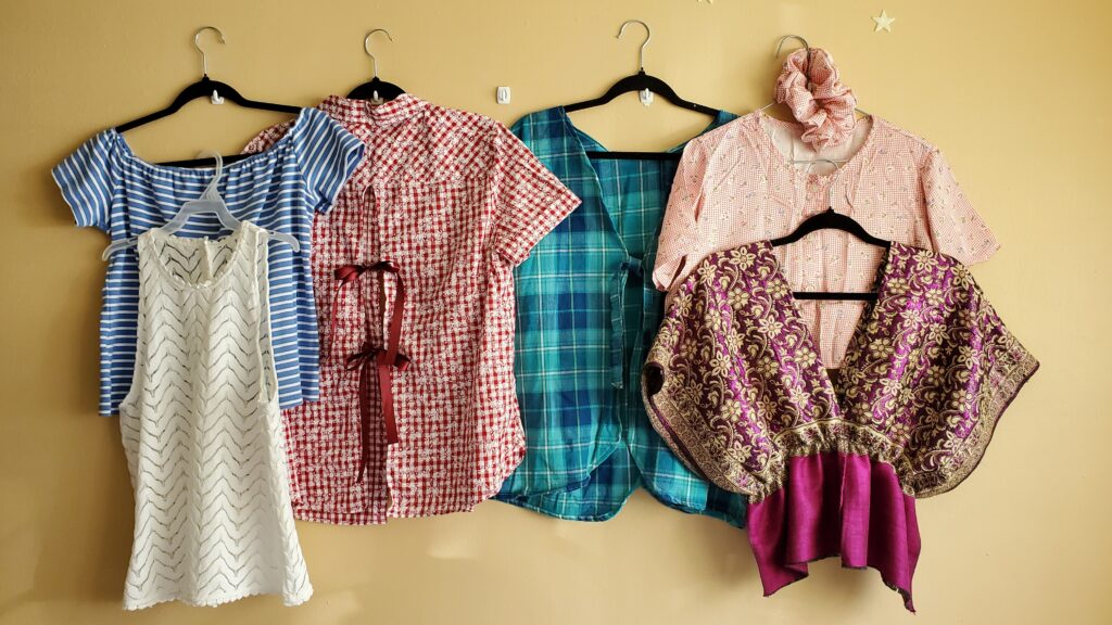 SHIRTS & TOPS restyle, refashion, refresh, upcycle