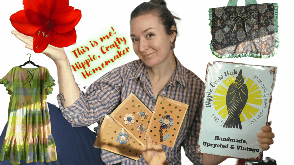 This is me. Hippie Crafty Homemaker. Handmade projects, my business, home, cravings, plants & wisdom