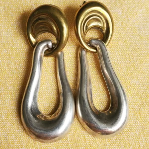 Sterling Silver 925 Chunky Vintage Earrings