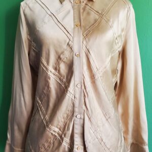 Vintage Blouse 100% SILK Feraud