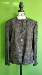 Vintage Blazer 100% SILK Jones New York