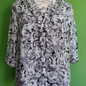 Vintage Blouse 100% SILK Nora Noh