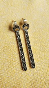 Earrings Sterling Silver 925 Stud Drops