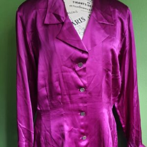 Purple100% SILK Blouse Vintage EPISODE Size10
